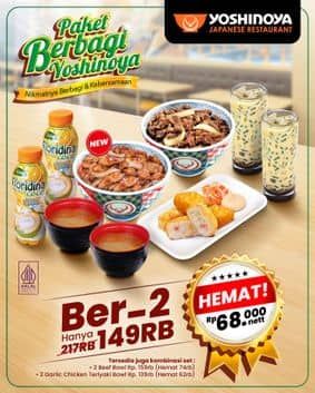 Harga Paket Berbagi Yoshinoya