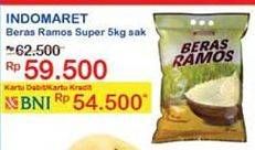 Promo Harga Indomaret Beras Ramos Super 5 kg - Indomaret