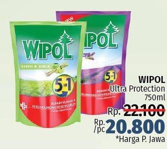 Promo Harga WIPOL Karbol Wangi Sereh Jeruk, Lavender 750 ml - LotteMart