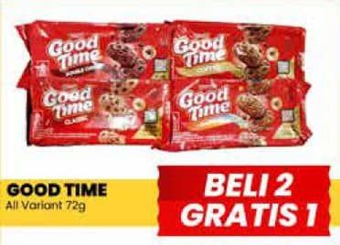 Promo Harga Good Time Cookies Chocochips All Variants 72 gr - Yogya
