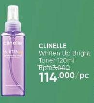 Promo Harga Clinelle Whiten Up Brightening Toner 120 ml - Guardian