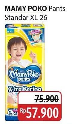 Promo Harga Mamy Poko Pants Xtra Kering XL26 26 pcs - Alfamidi