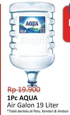 Promo Harga AQUA Air Mineral 19 ltr - Alfamidi
