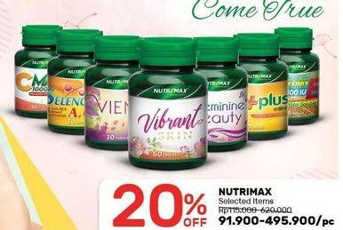 Promo Harga NUTRIMAX Multivitamin  - Guardian