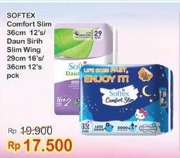 Promo Harga SOFTEX Comfort Slim/SOFTEX Daun Sirih  - Indomaret