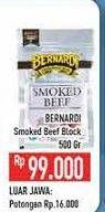 Promo Harga BERNARDI Smoked Beef Block 500 gr - Hypermart