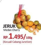 Promo Harga Jeruk Medan Cherry per 100 gr - Yogya
