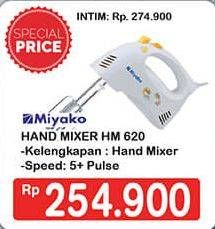 Promo Harga MIYAKO HM-620 Hand Mixer  - Hypermart
