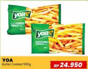 Promo Harga YOA French Fries Butter Coated 500 gr - Yogya