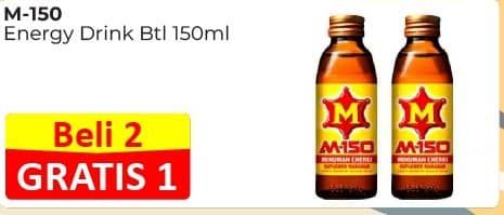 Promo Harga M-150 Energy Drink 150 ml - Alfamart