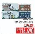 Promo Harga GREENFIELDS UHT Choco Malt, Full Cream per 40 pcs 125 ml - Hypermart