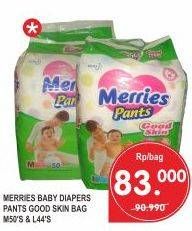Promo Harga MERRIES Pants Good Skin M50, L44  - Superindo