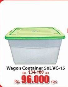 Promo Harga Lion Star Wagon Container VC-15 50000 ml - Hari Hari