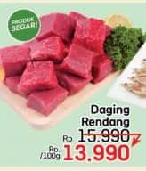 Promo Harga Daging Rendang Sapi per 100 gr - LotteMart