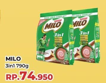 Promo Harga Milo ActivGo 3in1 800 gr - Yogya