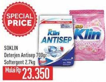 So Klin Detergent Antisep/Softergent