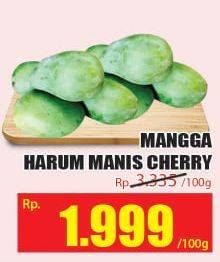 Promo Harga Mangga Harum Manis Chery per 100 gr - Hari Hari