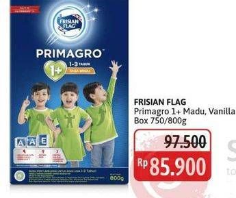 Promo Harga Frisian Flag Primagro 1+ Madu, Vanilla 800 gr - Alfamidi