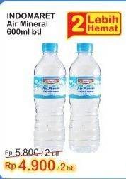 Promo Harga INDOMARET Air Mineral 600 ml - Indomaret