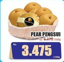 Promo Harga Pear Pengsui per 100 gr - Hari Hari