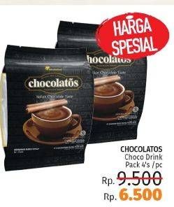 Promo Harga CHOCOLATOS Chocolate Bubuk per 4 sachet - LotteMart