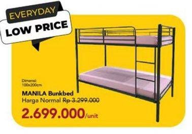 Promo Harga Manila Bunkbed  - Carrefour