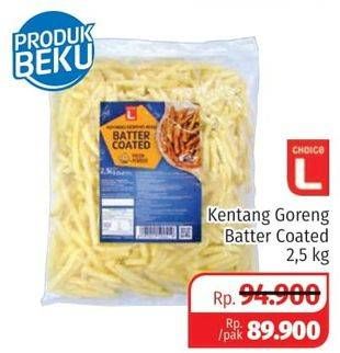 Promo Harga CHOICE L French Fries Batter Coated 2500 gr - Lotte Grosir