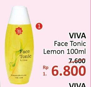 Promo Harga VIVA Face Tonic Lemon 100 ml - Alfamidi