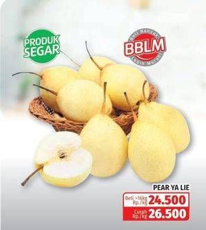 Promo Harga Pear Ya Lie  - Lotte Grosir