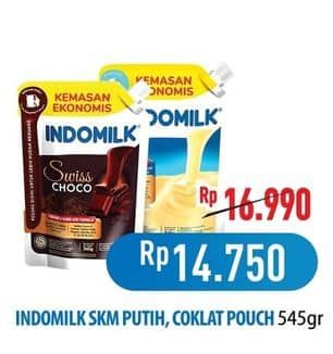 Promo Harga Indomilk Susu Kental Manis Plain, Cokelat 545 gr - Hypermart