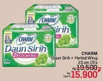 Promo Harga Charm Daun Sirih + Herbal Wing 23cm 15 pcs - Lotte Grosir
