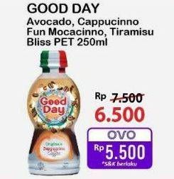 Promo Harga Good Day Coffee Drink Avocado Delight, Originale Cappucino, Funtastic Mocacinno, Tiramisu Bliss 250 ml - Alfamart