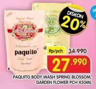 Promo Harga Paquito Body Wash Spring Blossom, Garden Flower 450 ml - Superindo