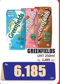 Promo Harga Greenfields UHT 250 ml - Hari Hari