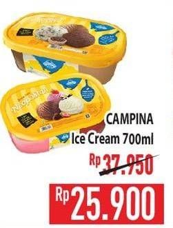 Promo Harga Campina Ice Cream 700 ml - Hypermart