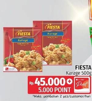 Promo Harga FIESTA Ayam Siap Masak Karage 500 gr - LotteMart