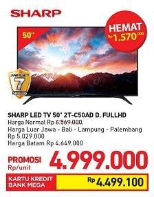 Promo Harga SHARP 2T-C50AD1i Full-HD 50"  - Carrefour