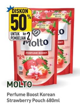 Promo Harga Molto Pewangi Korean Strawberry 680 ml - Hypermart