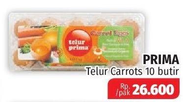 Promo Harga Telur Prima Telur Ayam Carrot 10 pcs - Lotte Grosir