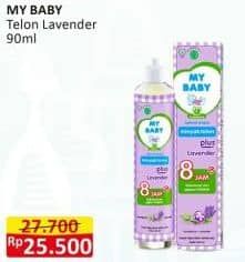 Promo Harga My Baby Minyak Telon Plus Lavender 90 ml - Alfamart