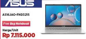 Promo Harga Asus A516JAO-FHD3215 Laptop  - COURTS