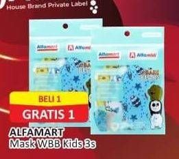 Promo Harga Alfamart Masker WBB Kids 3 pcs - Alfamart