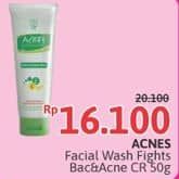 Promo Harga Acnes Facial Wash Fights Bacteria Acne Care 50 gr - Alfamidi