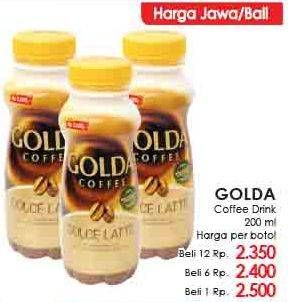 Promo Harga Golda Coffee Drink 200 ml - LotteMart