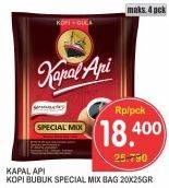 Promo Harga Kapal Api Kopi Bubuk Special Mix 20 sachet - Superindo
