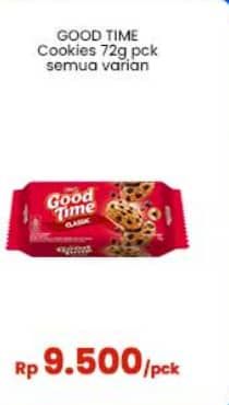 Promo Harga Good Time Cookies Chocochips All Variants 72 gr - Indomaret