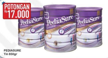 Promo Harga PEDIASURE Complete Triplesure 850 gr - Hypermart