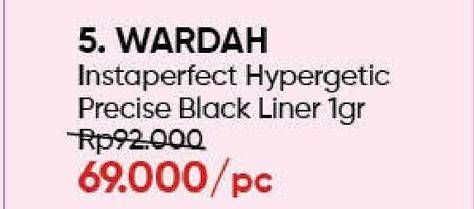 Promo Harga WARDAH Instaperfect Hypergetic Eye Liner  - Guardian