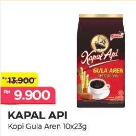 Promo Harga Kapal Api Kopi Bubuk Special Mix Gula Aren per 10 sachet 23 gr - Alfamart