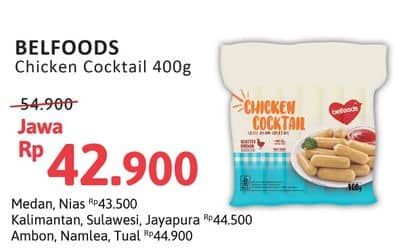 Promo Harga Belfoods Chicken Sausages Cocktail 400 gr - Alfamidi